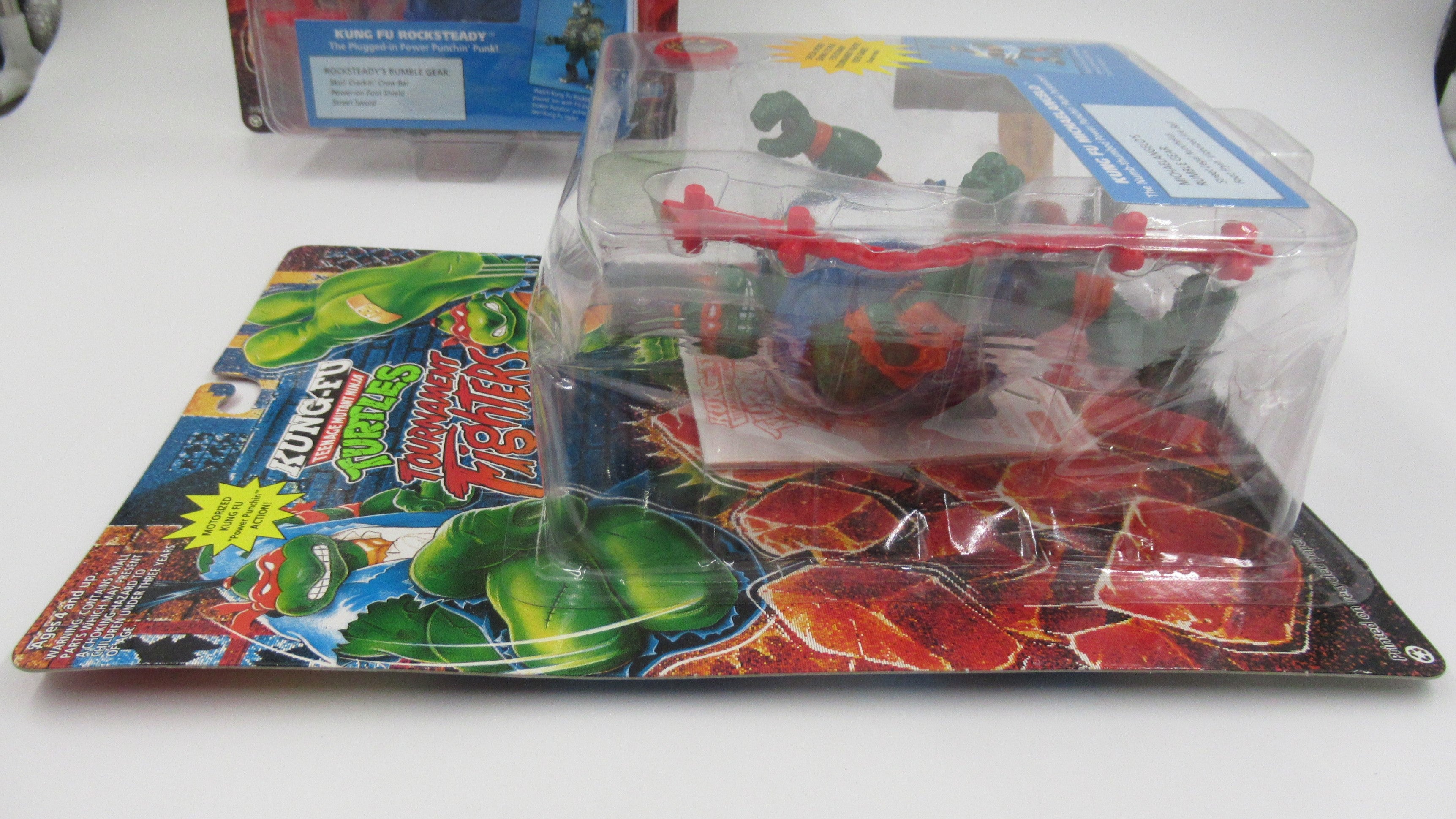 Teenage Mutant Ninja Turtles Kung Fu Tournament Fighters 4.5" Action Figures TMNTs Set of 4 - Playmates (1994)